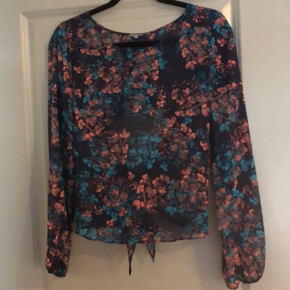 Charlotte Russe tie back top